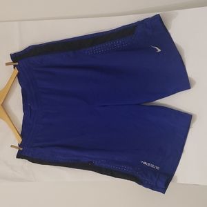 Nike Elite Dry-Fit‎ Blue Basketball Shorts